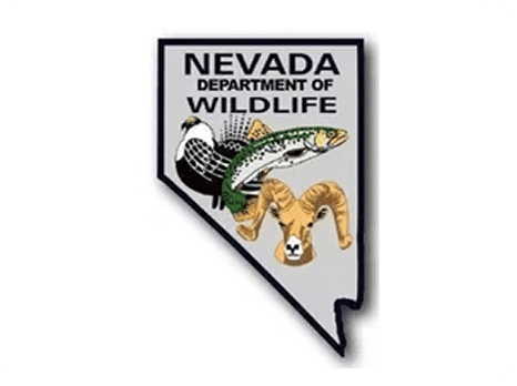 Nevada Department of Wildlife logo with animals.